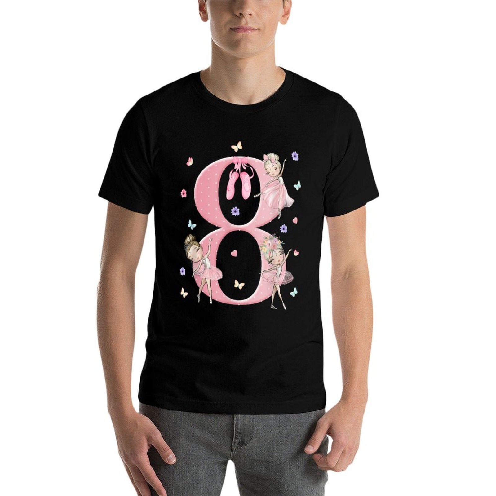8 Year Old Girl Birthday Ideas 8th Bday Party Ballet Dancer  Quick-drying T-Shirt