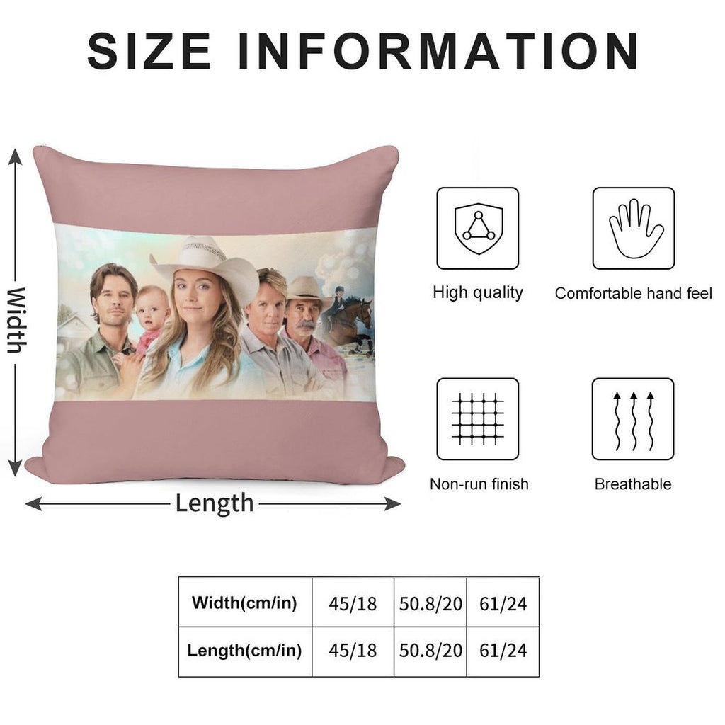 Heartland - Family Soft Gift Ready Throw Pillow