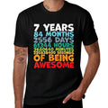 7 Year Old BDay Decorations Son Boy 7yr 7th Birthday  Polyester Blend T-Shirt