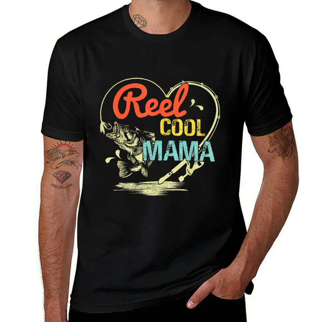 Reel Cool Mama Fishing Mothers Day For Womens  Durable T-Shirt