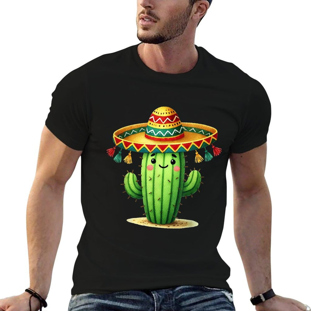 Funny Cactus Cinco De Mayo Boys Toddler Kids Mexican Fiesta  Stretchy T-Shirt