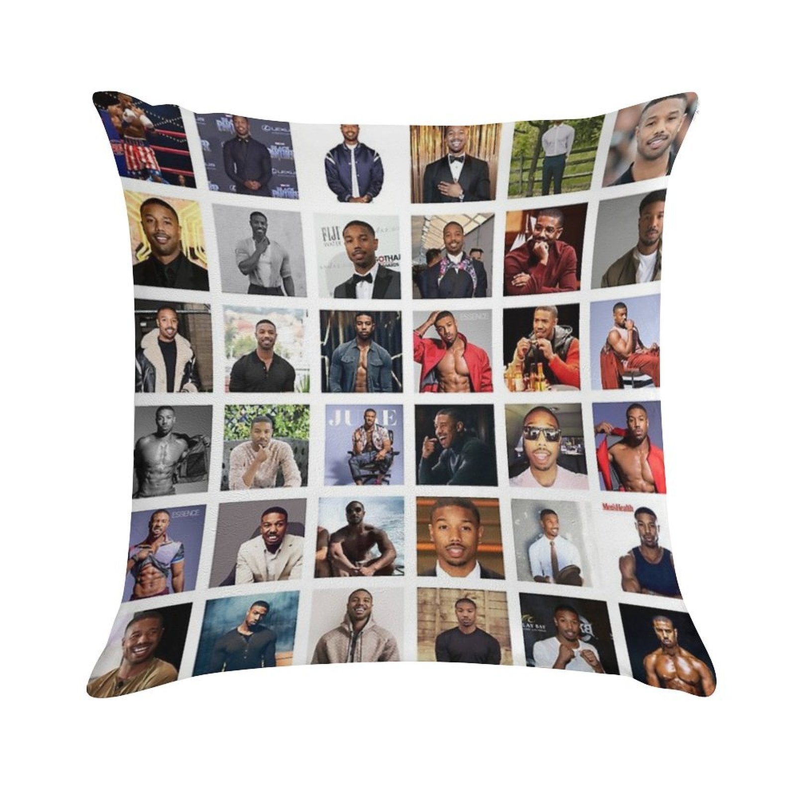 Michael B Jordan Soft Ultra-Soft Texture Throw Pillow