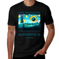Womens 2024 Total Solar Eclipse Bloomington IN Totality Landscape  Eco-friendly Material T-Shirt