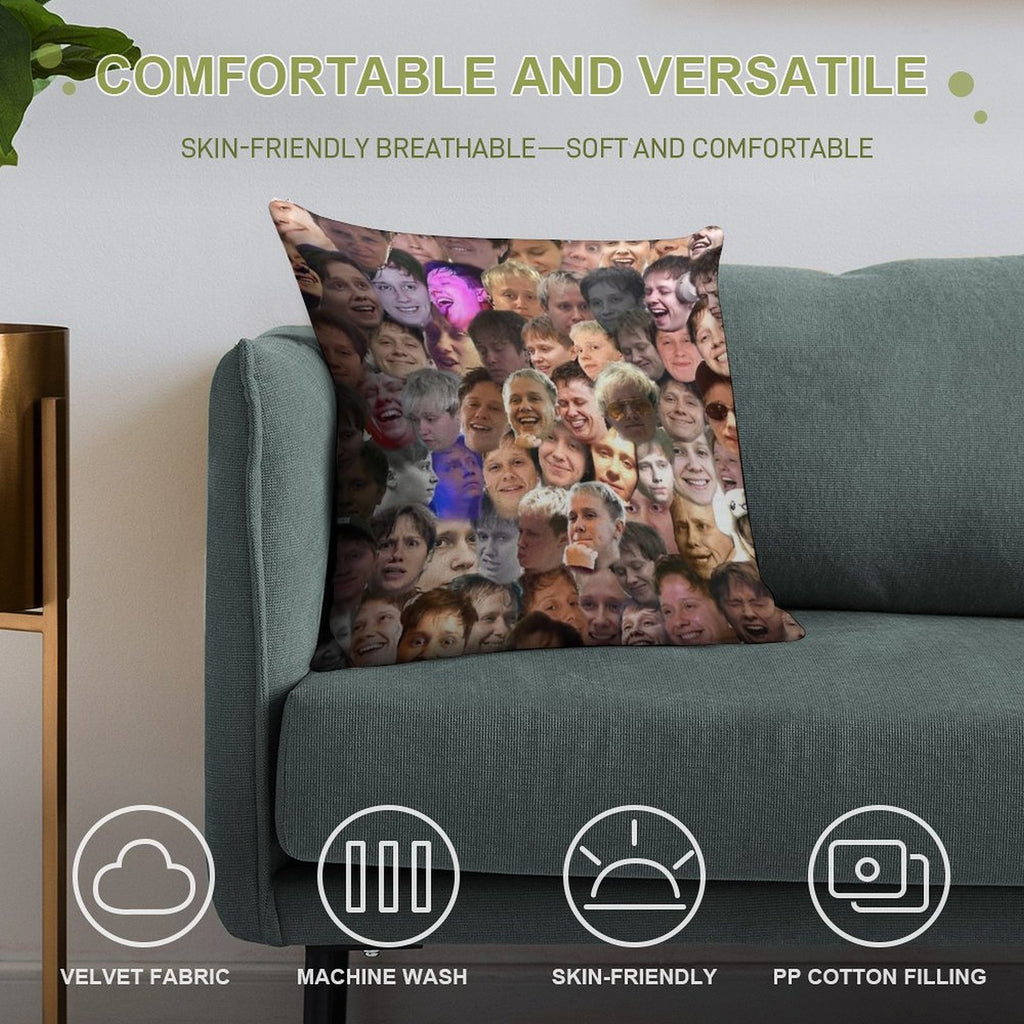 CONOR MASON PILLOW Soft Bedroom Essential Throw Pillow