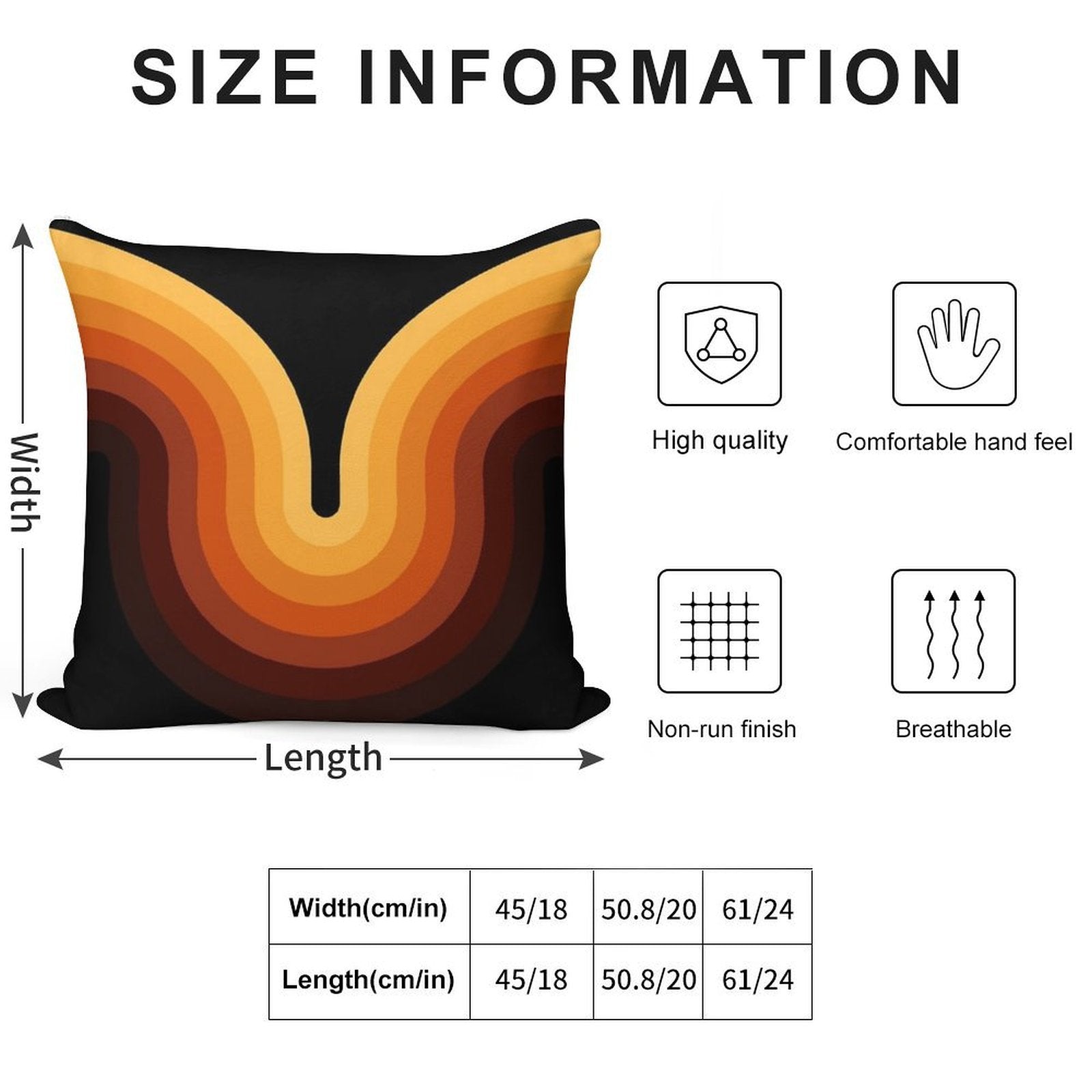 Retro Wave Soft Gift Ready Throw Pillow