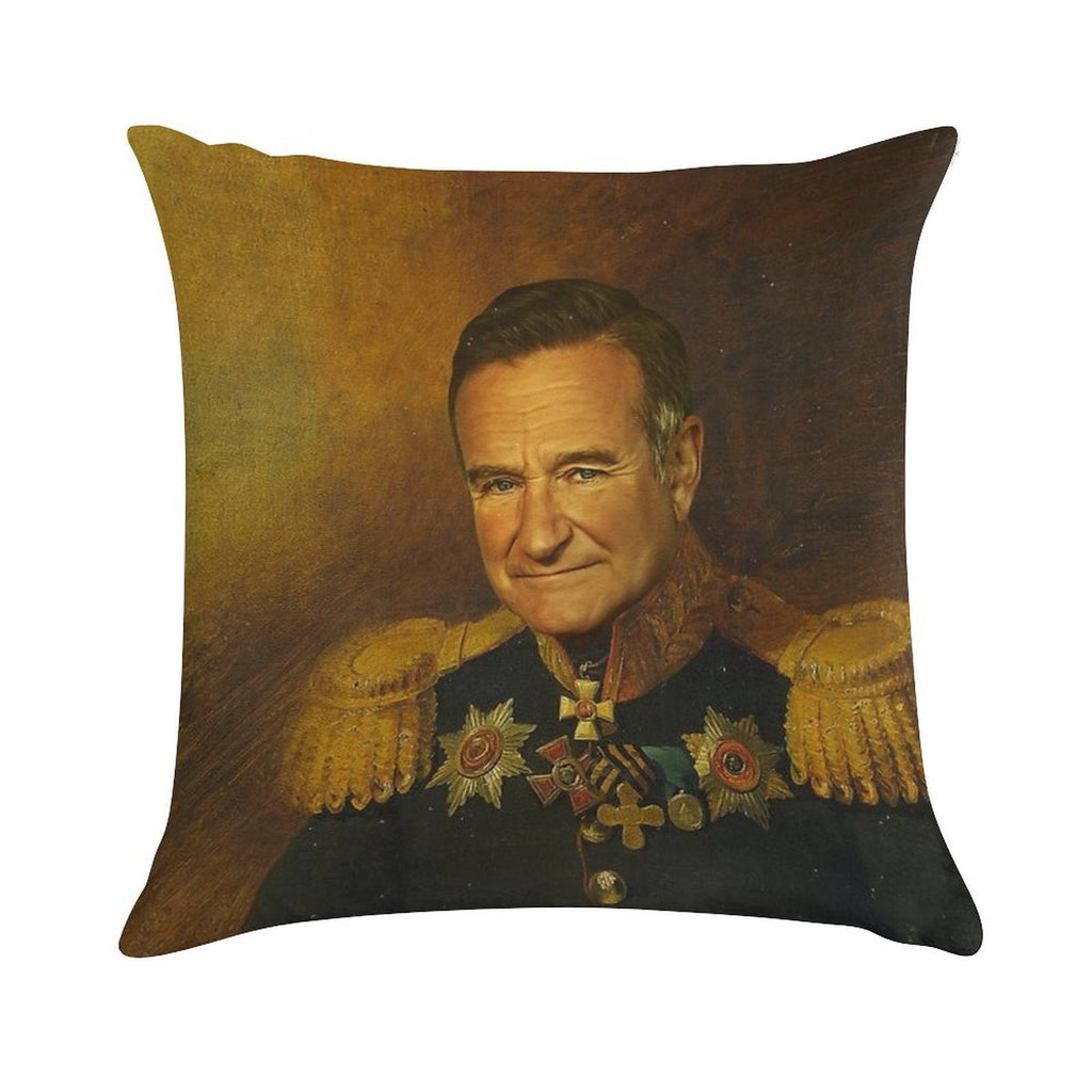 Robin Williams - Replaceface Soft Warmth Comfort Throw Pillow