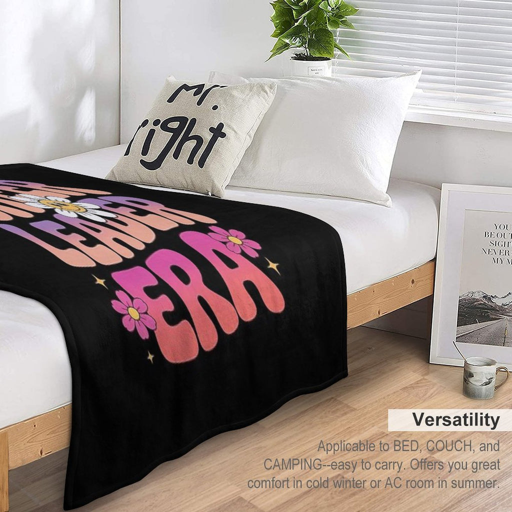 In My Cheer Leader Era Youth Cheerleader Shrink-resistant Throw Blanket