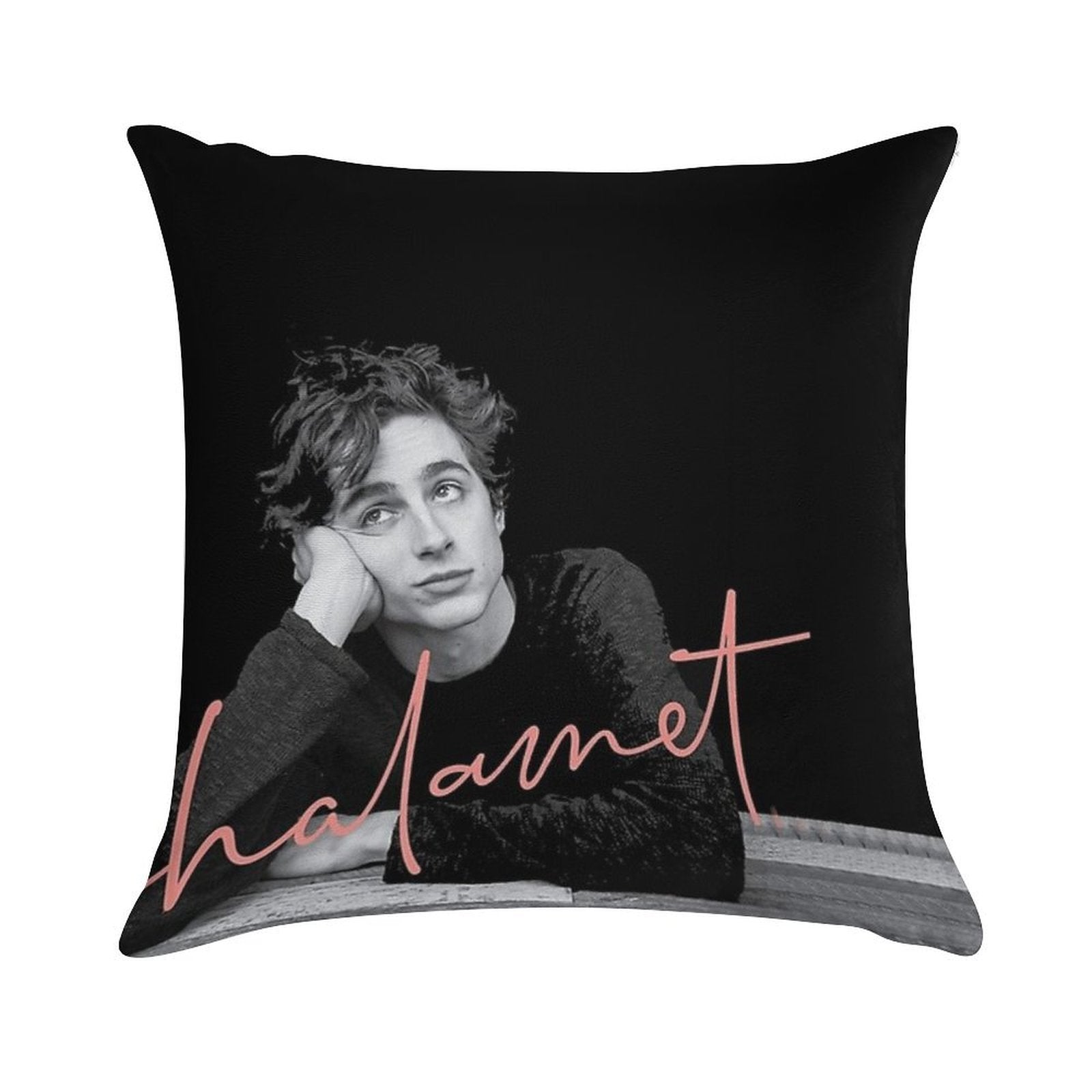 Chalamet Awesome Merch Of Timothee Chalamet Soft Decorative Cover Throw Pillow
