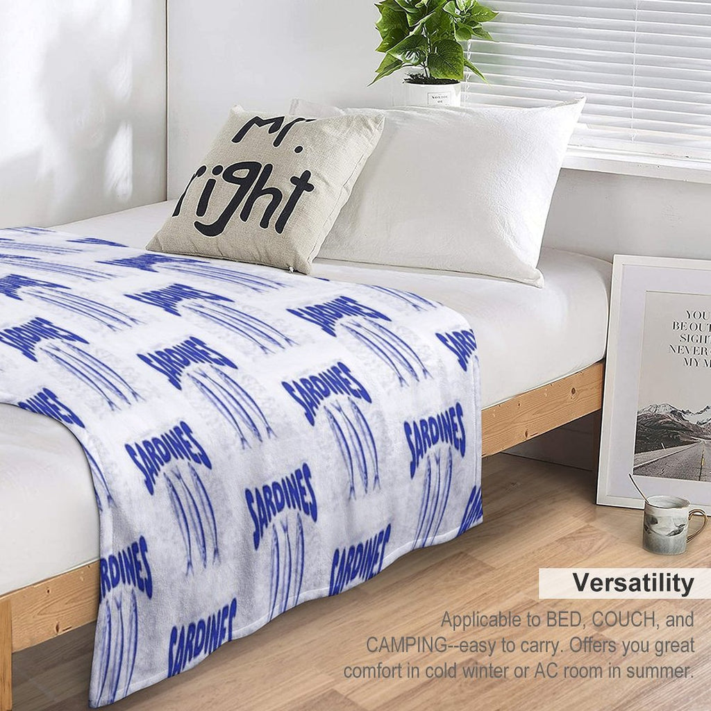 Portuguese Sardines Gift-ready Throw Blanket