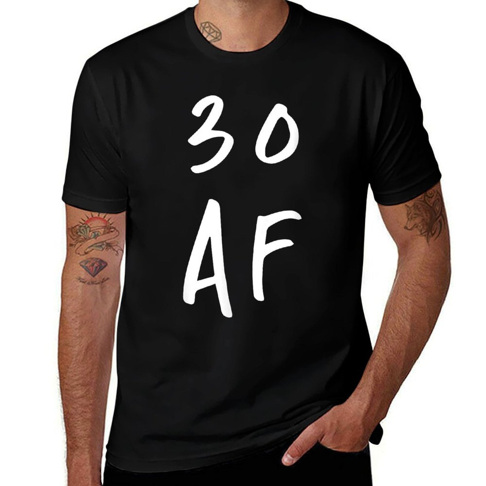30 AF T - Funny 30th Birthday Present  Lightweight T-Shirt