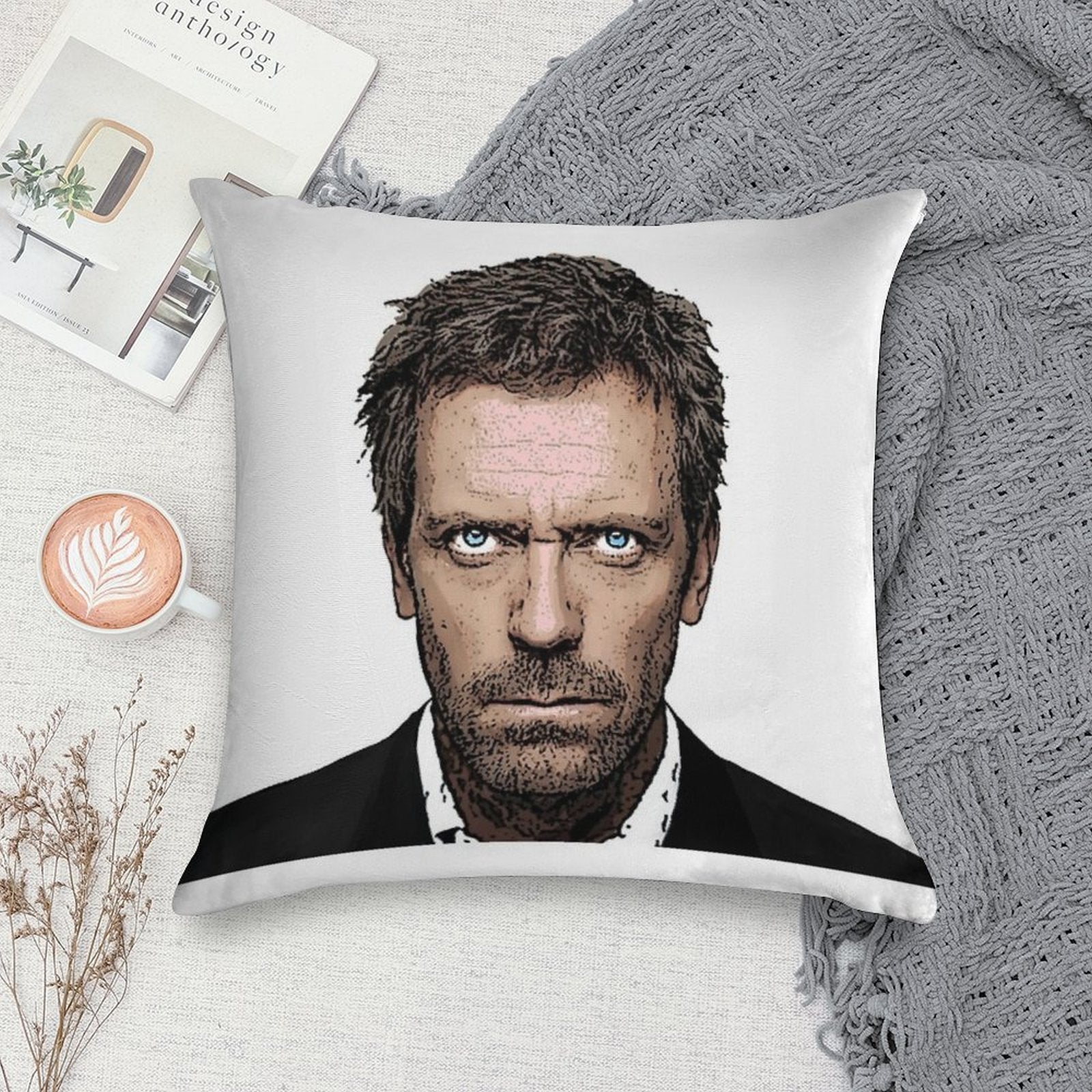 House Soft Bedroom Essential Throw Pillow