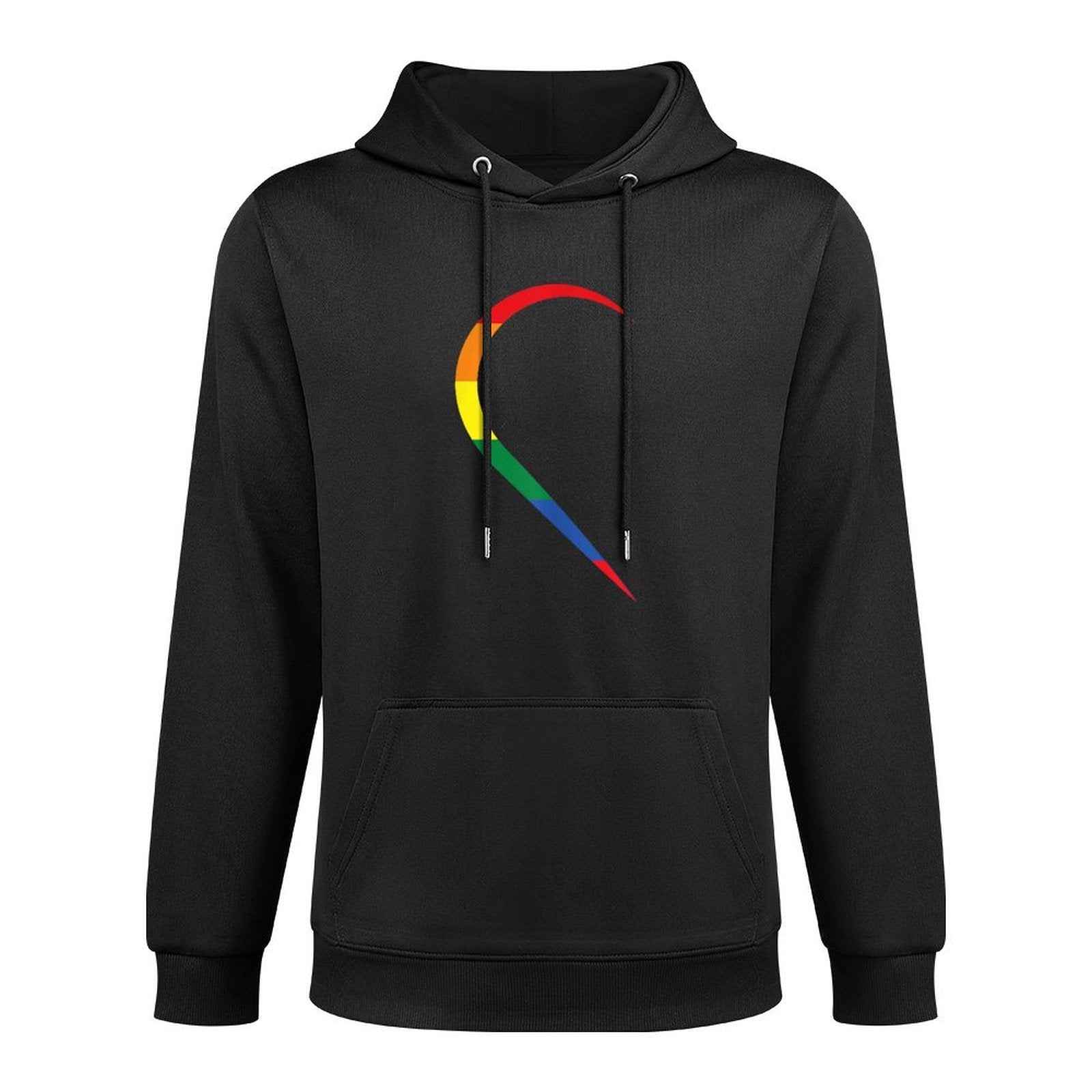 LGBT Half Heart Love Couple Gay Pride Month Durable Construction Hoodie