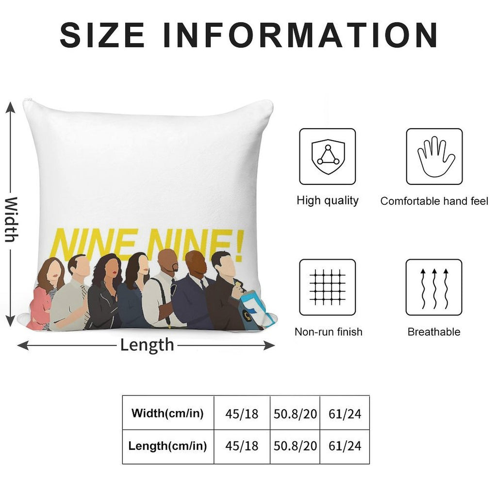 Nine Nine Squad Soft Anti-Pilling Throw Pillow