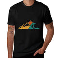 Unisex Minimalist Outdoor Explorers Hiking Adventure  Heathered Texture T-Shirt