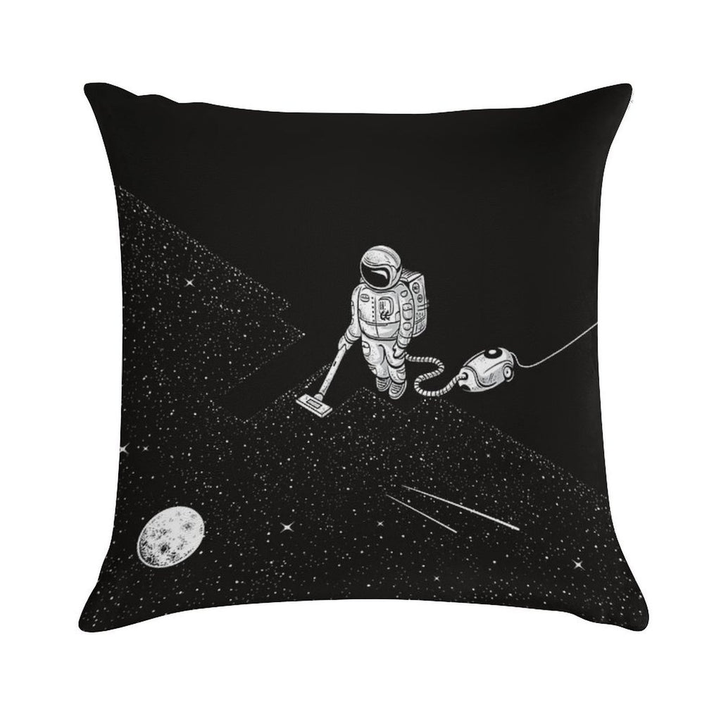 Space Cleaner Soft Style Accent Throw Pillow
