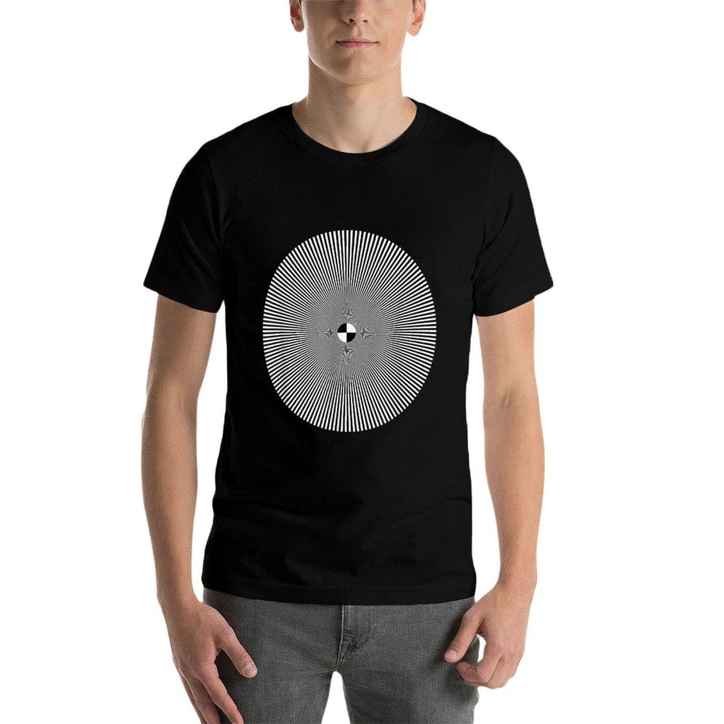 Optical Art Test Pattern Design For Television  Odor-resistant T-Shirt