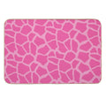 Giraffe Print Hot Pink  Versatile Bath Mat