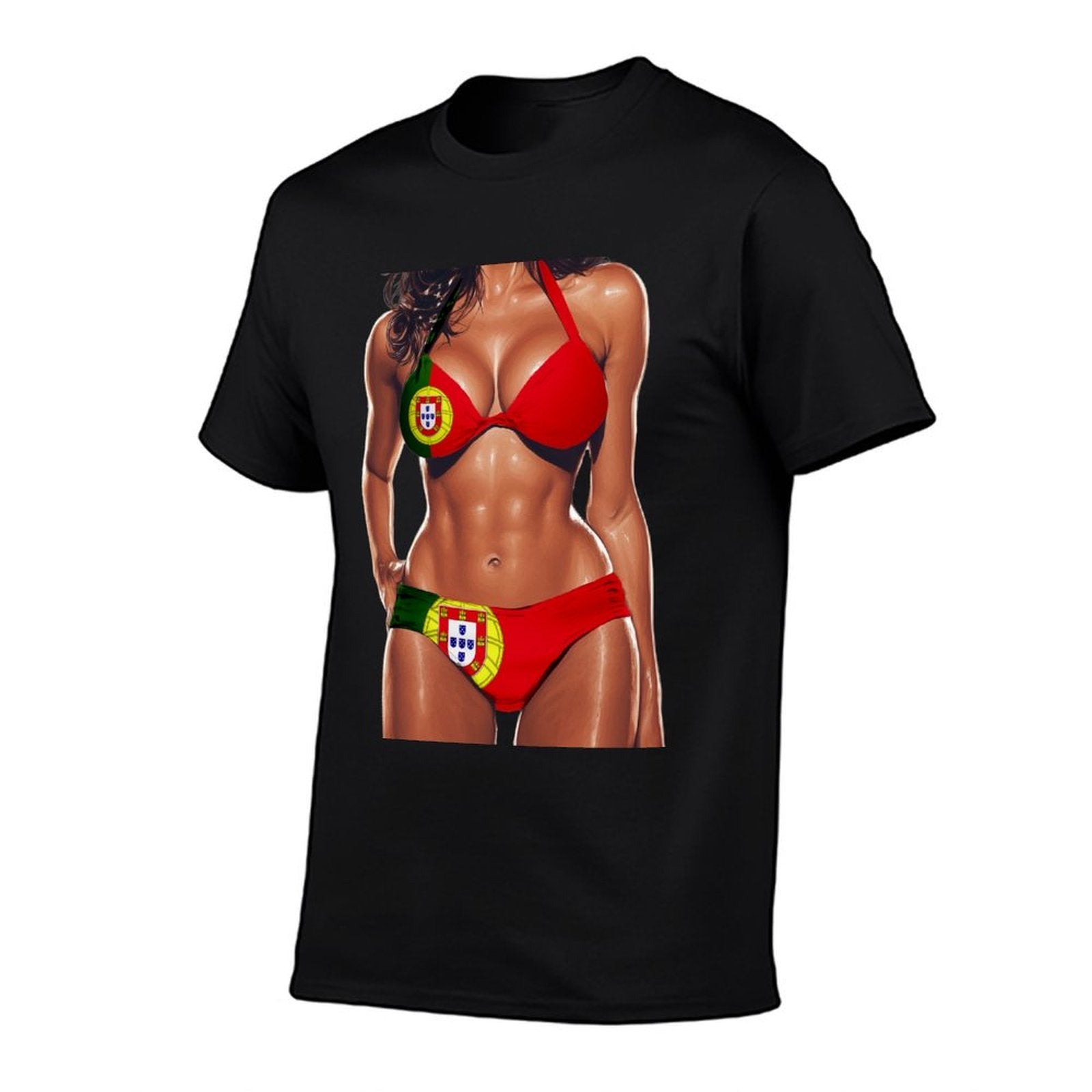 Portuguese Women Bikini Outfit Heritage Portgual  Moisture-wicking T-Shirt