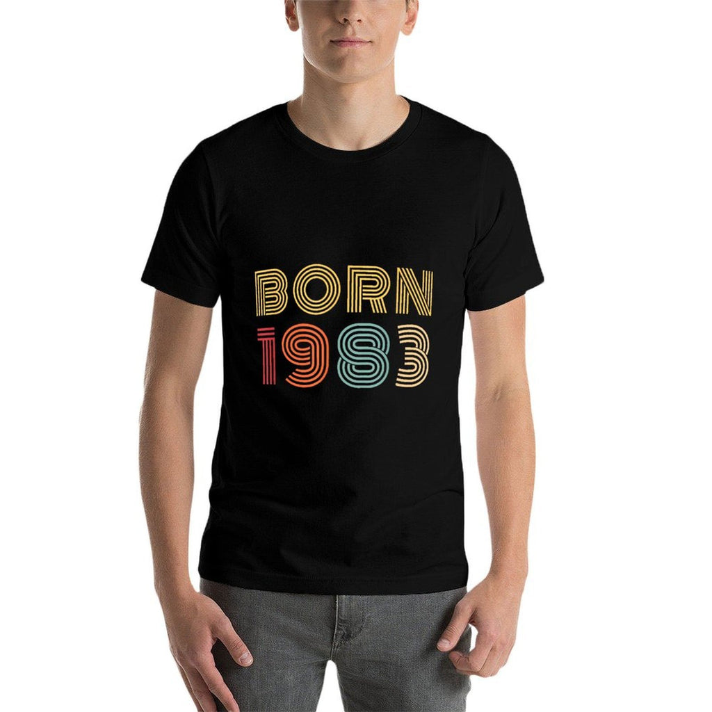 40 Year Old Bday Gifts Vintage Born 1983 Retro 40th Birthday  Graphic-printed T-Shirt