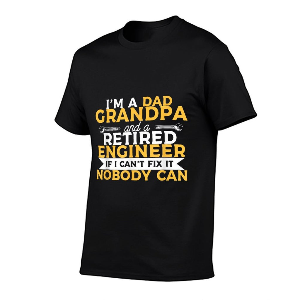 Funny Retirement Outfit For A Retired Engineer Grandpa  Stretchy T-Shirt