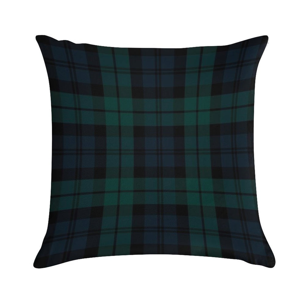 Black Watch Tartan Plaid Pattern Soft Bedroom Essential Throw Pillow