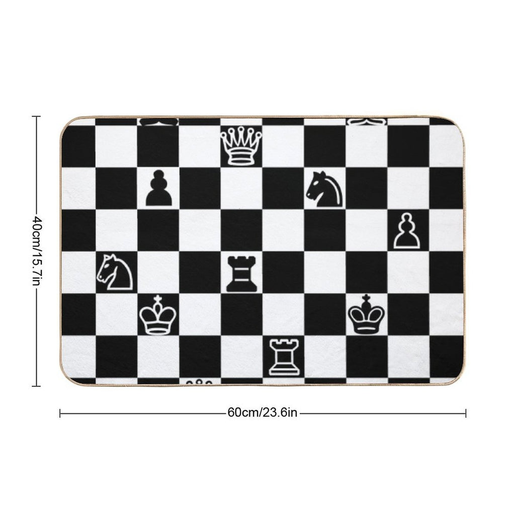 Chess  Pet-Safe Bath Mat