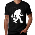 Bigfoot Fishing Funny Sasquatch And Fish  Breathable T-Shirt