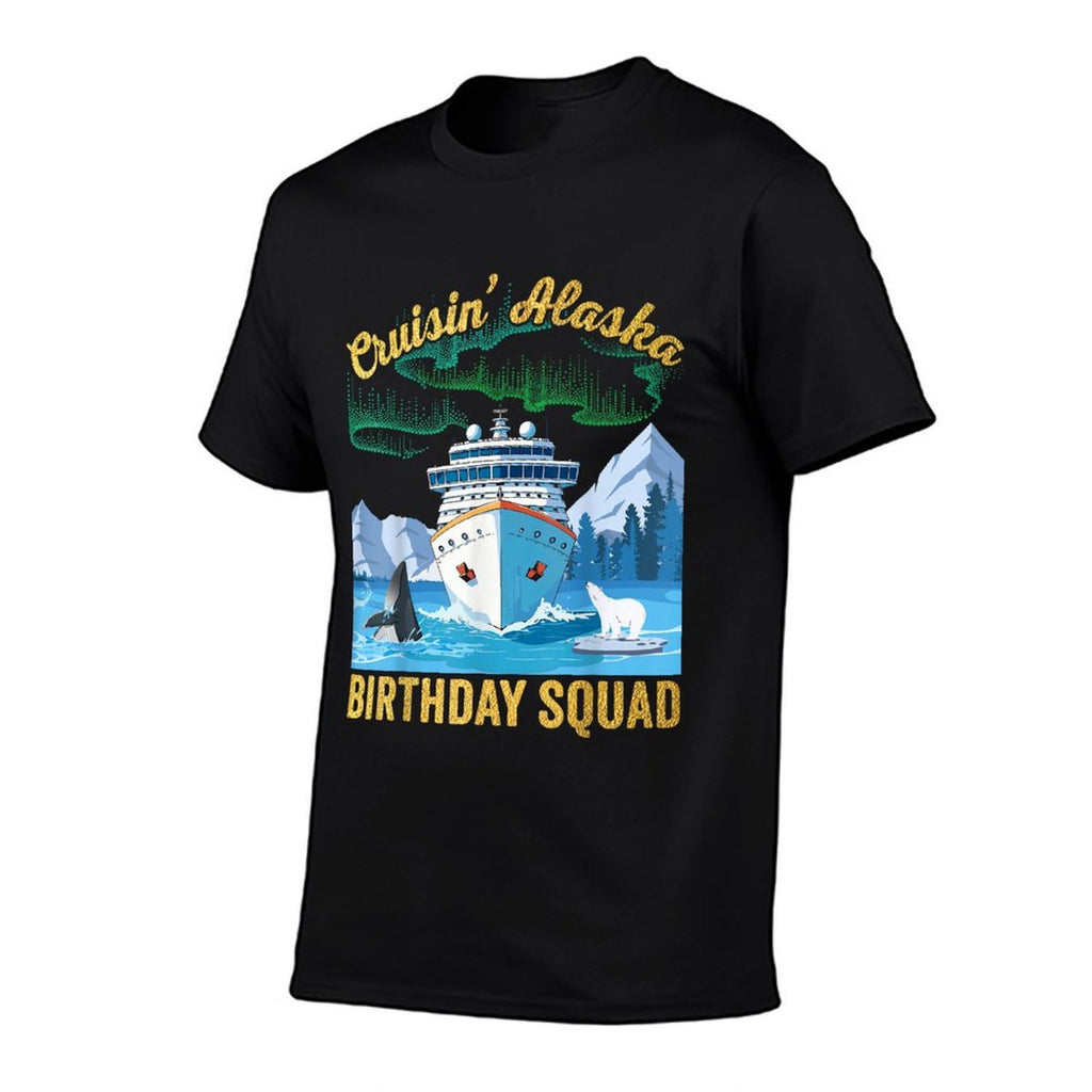 Cruisin' Alaska Birthday Squad Matching Group Cruise Trip  Breathable T-Shirt