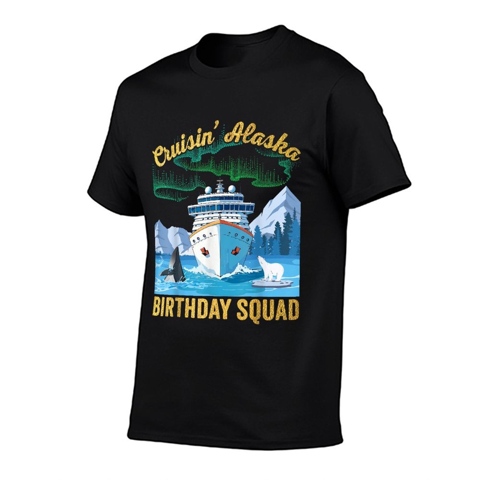 Cruisin' Alaska Birthday Squad Matching Group Cruise Trip  Breathable T-Shirt