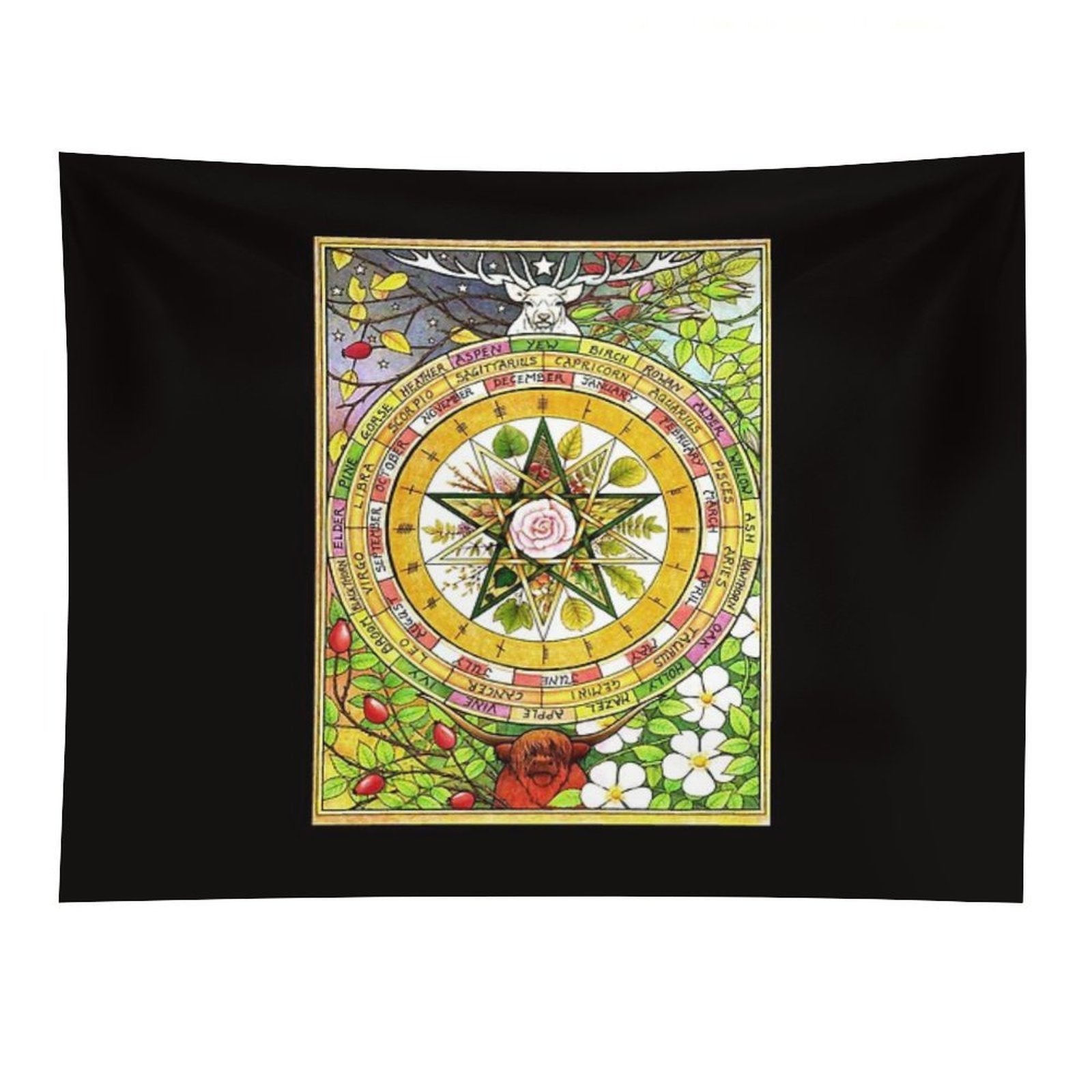 The Ogham Grove (full Colour) Tapestry