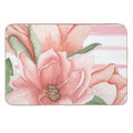 Large Print Floral Design Durable Bath Mat