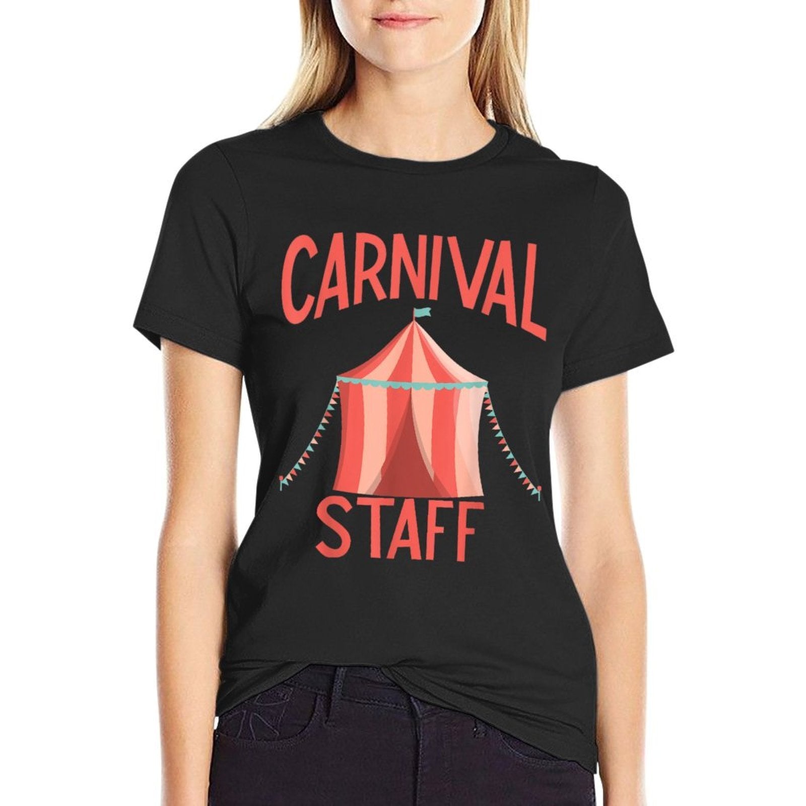 Carnival Birthday - Carnival Staff  Heathered Texture T-Shirt