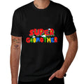 Gamer Super Godmother Superhero Family Matching Game Comfortable T-Shirt