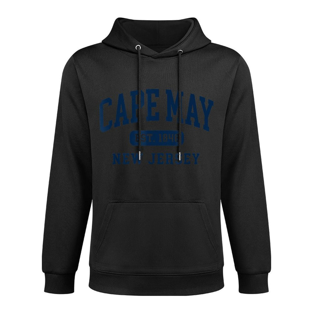 Cape May NJ New Jersey Retro Est 1848 Vintage Souvenir Machine Washable Hoodie