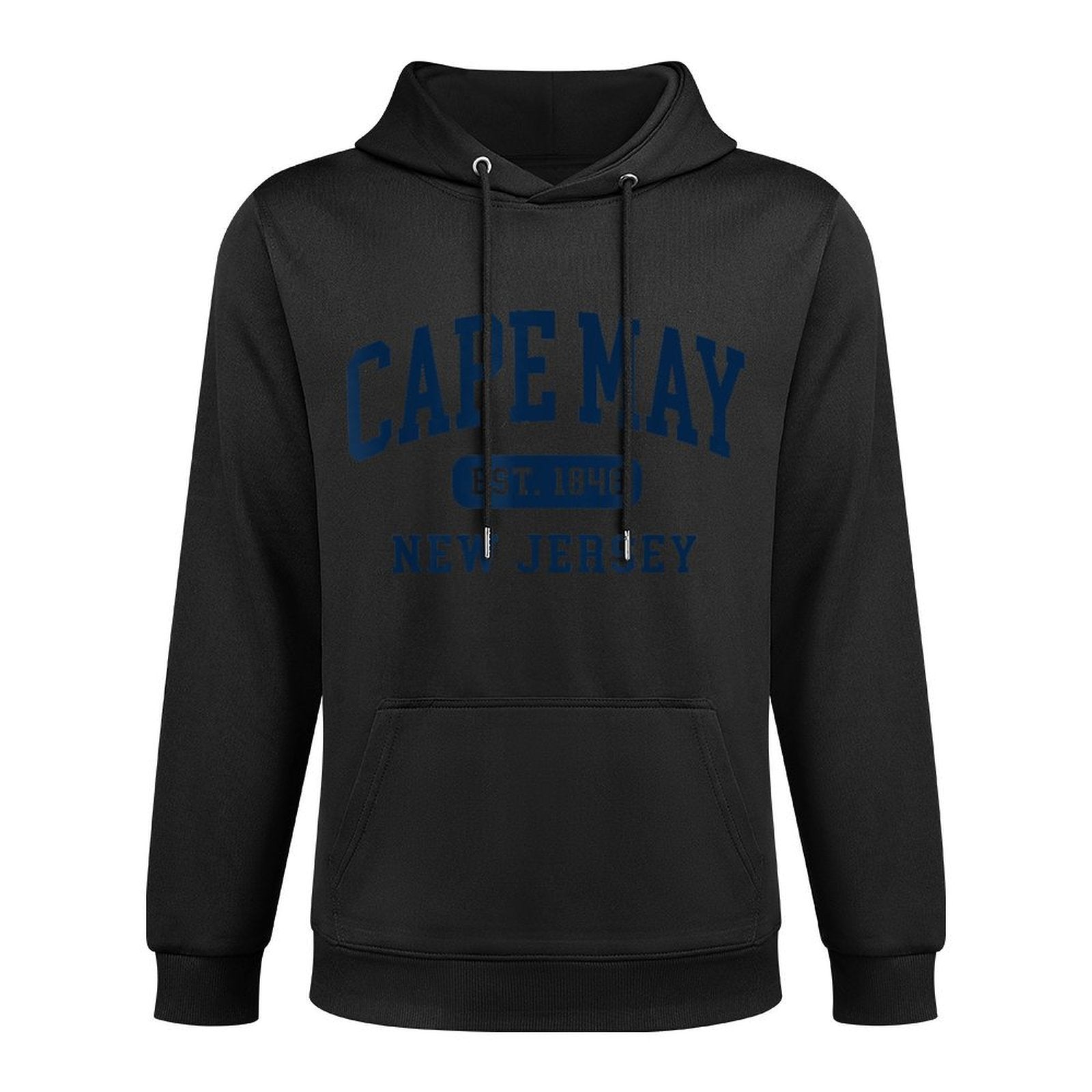 Cape May NJ New Jersey Retro Est 1848 Vintage Souvenir Machine Washable Hoodie