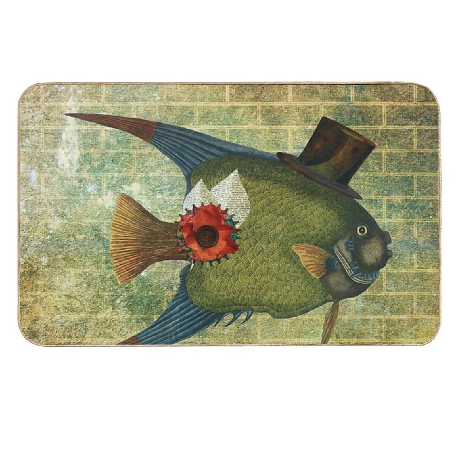 DADDY-O FISH Durable Bath Mat