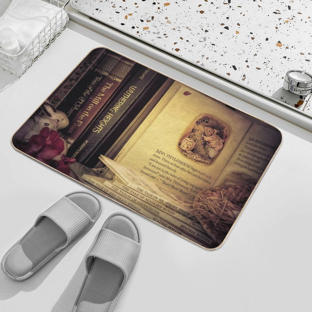 Bedtime Story  Fade-Resistant Bath Mat
