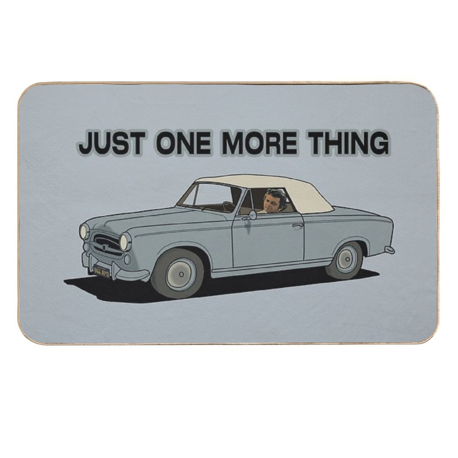 Columbo Driving - Just One More Thing  Eco-Friendly Bath Mat