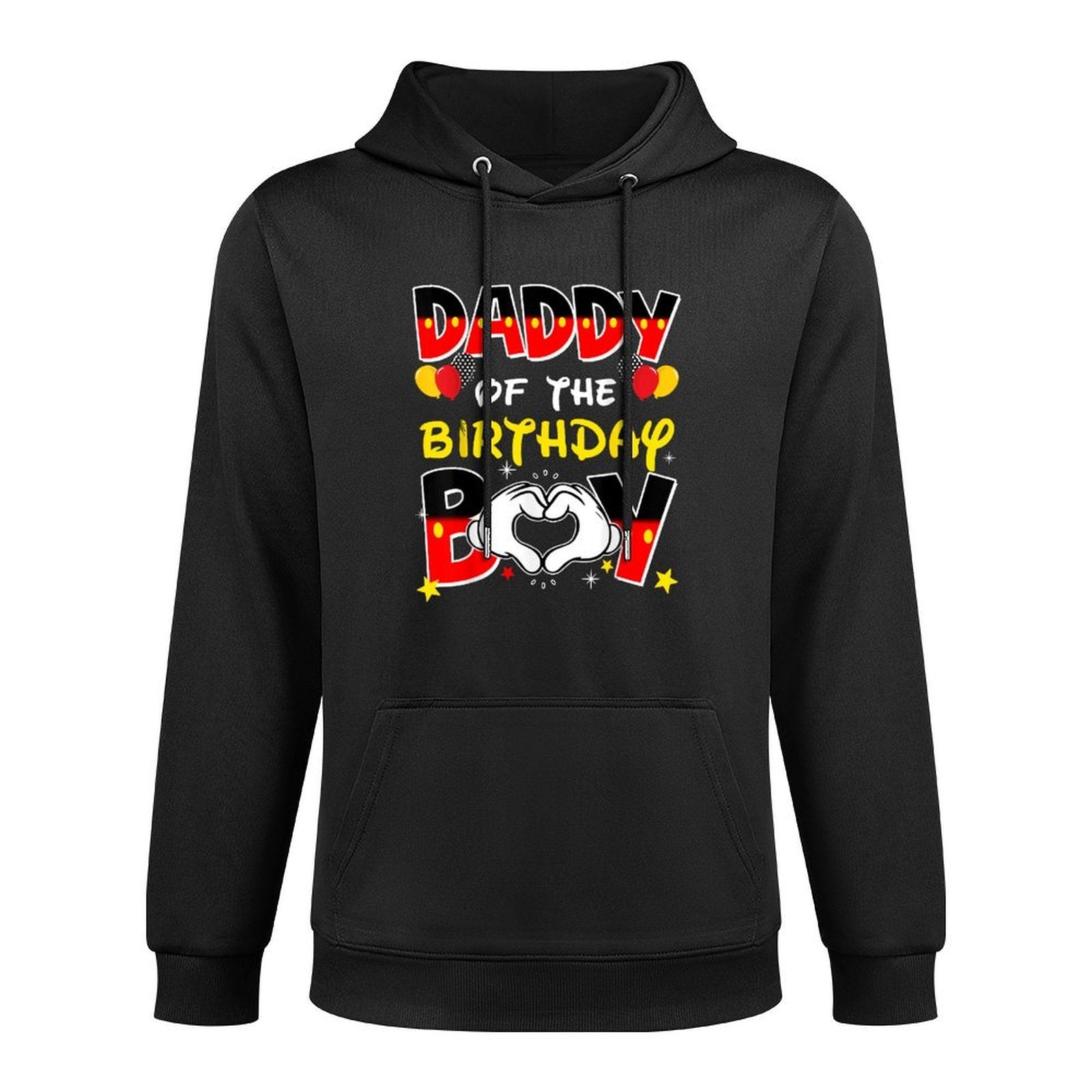 Dad And Mom Daddy Of The Birthday Boy Family Party Decor Pilling-Resistant Hoodie