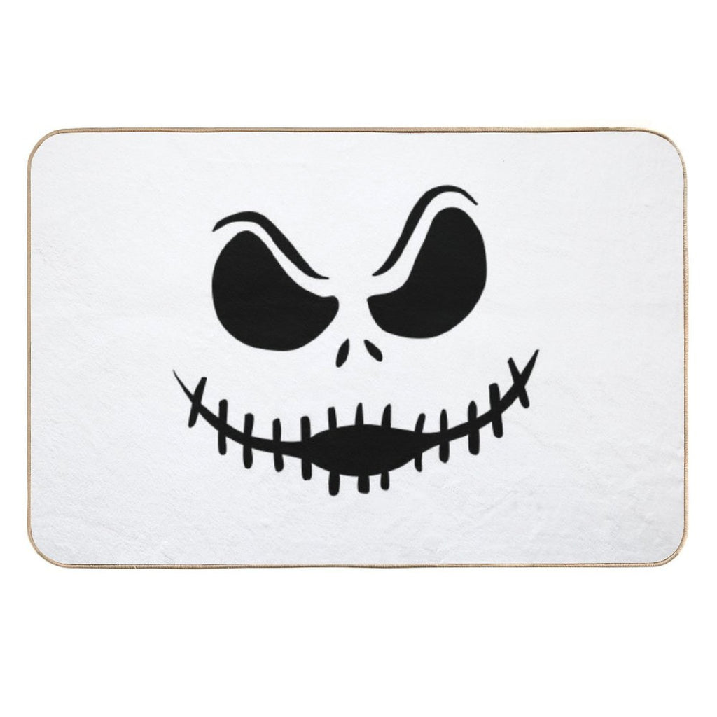 Jack Skellington Face  Rapid-Drying Bath Mat