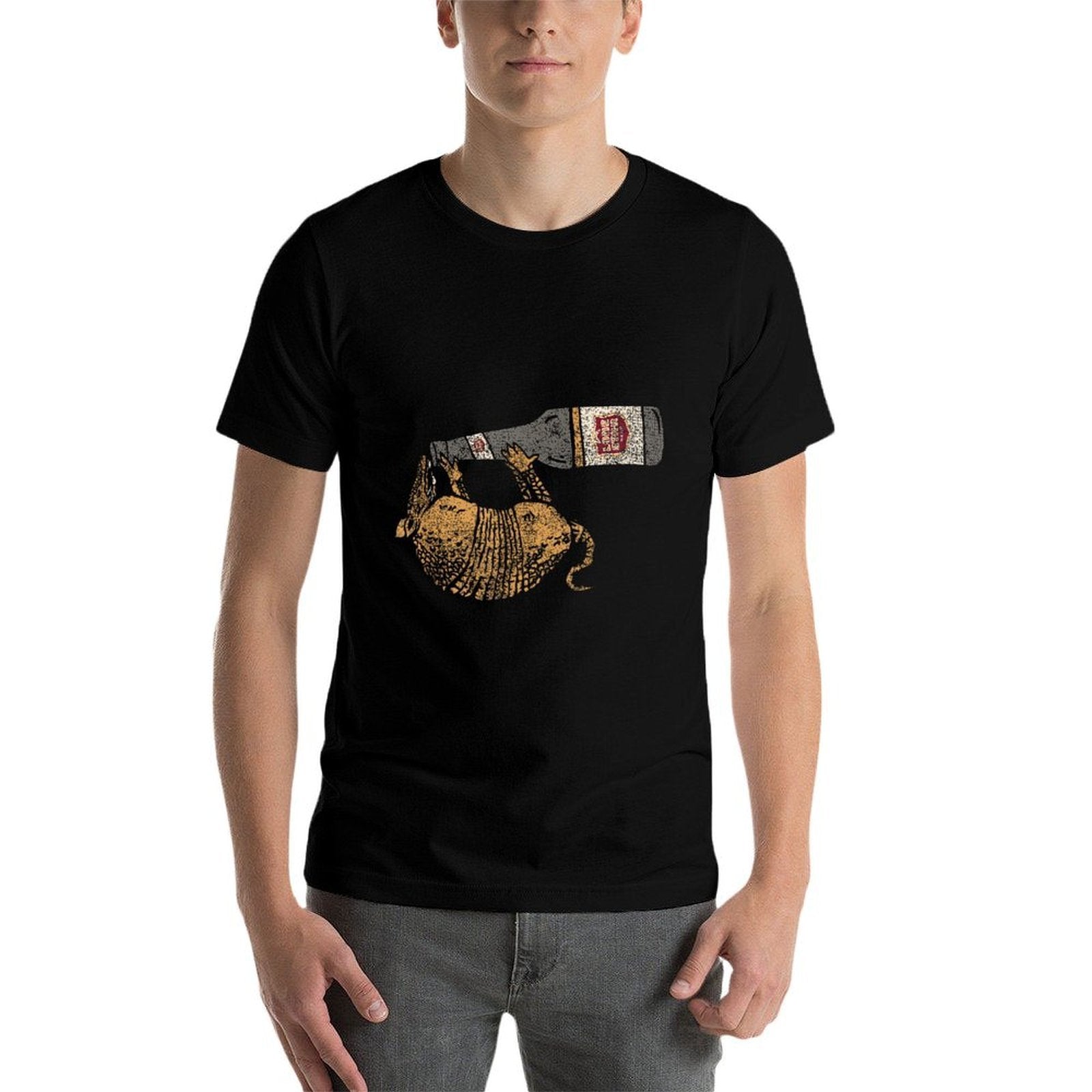 Lone Star Vintage Style - Texas Armadillo  Quick-drying T-Shirt