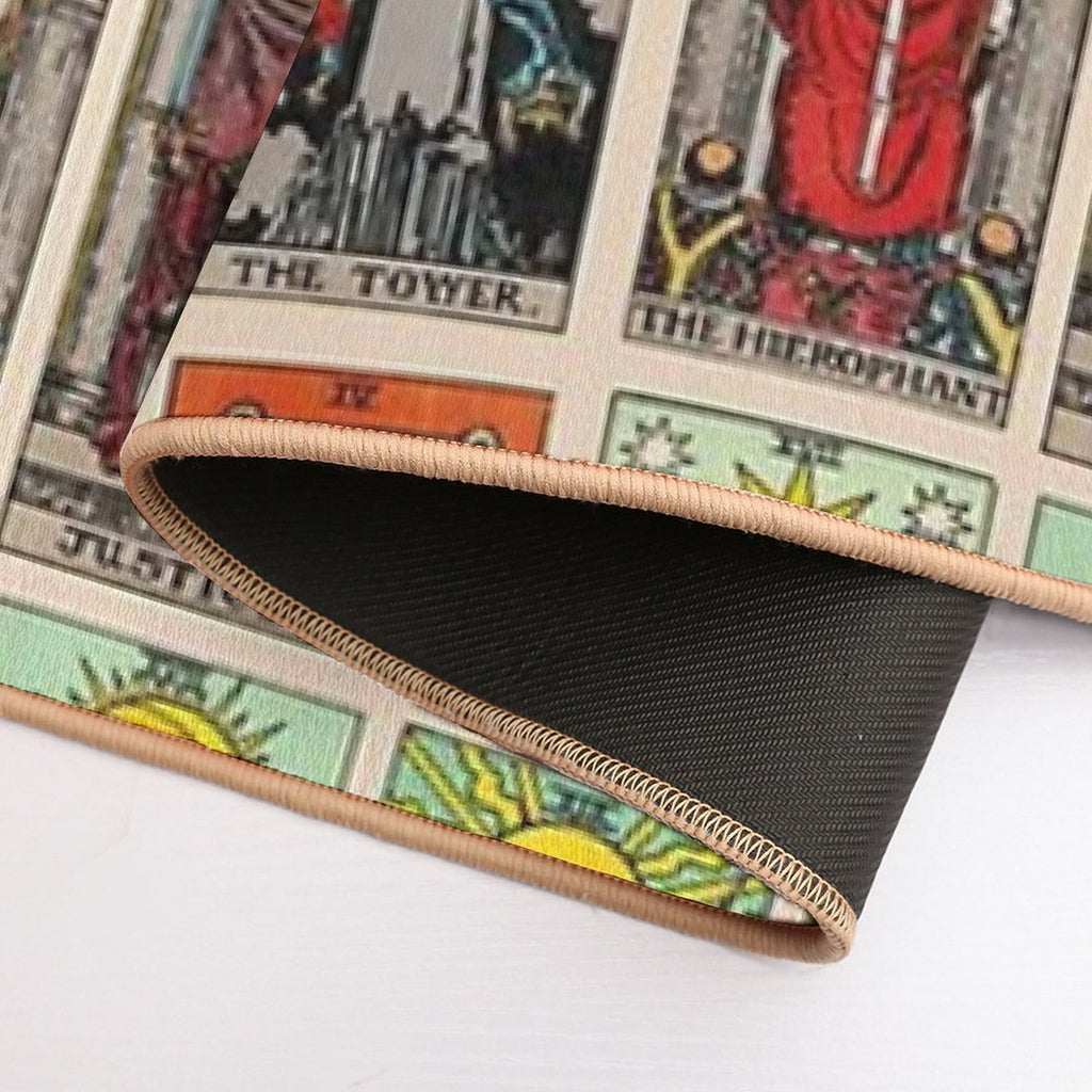 Tarot Cards  Fade-Resistant Bath Mat