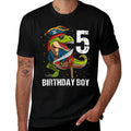 5 Years Old Dinosaur Pirate 5th Birthday Boy  Eco-friendly Material T-Shirt