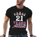 21 Years Old - Born In 1999 - 21st Birthdays For Women  Easy-care T-Shirt