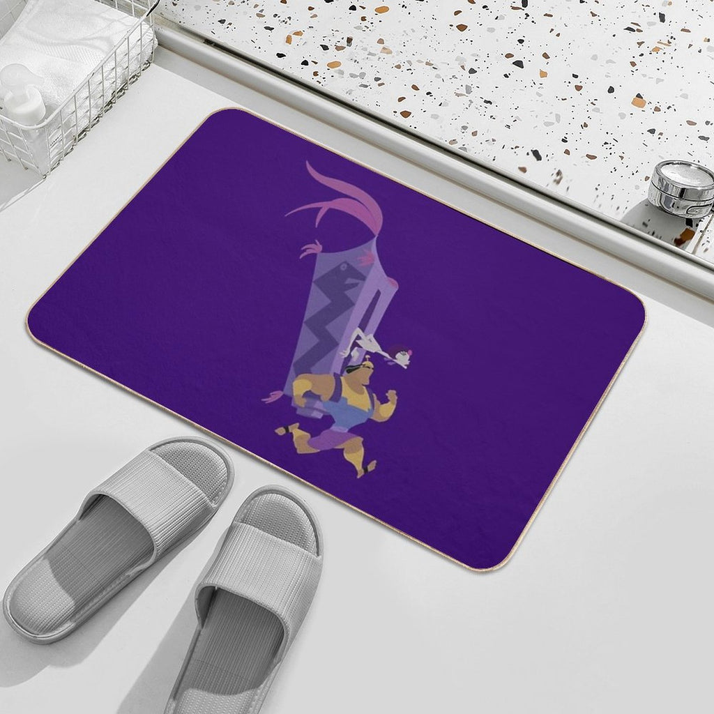 Minimalist Kronk And Yzma Durable Bath Mat