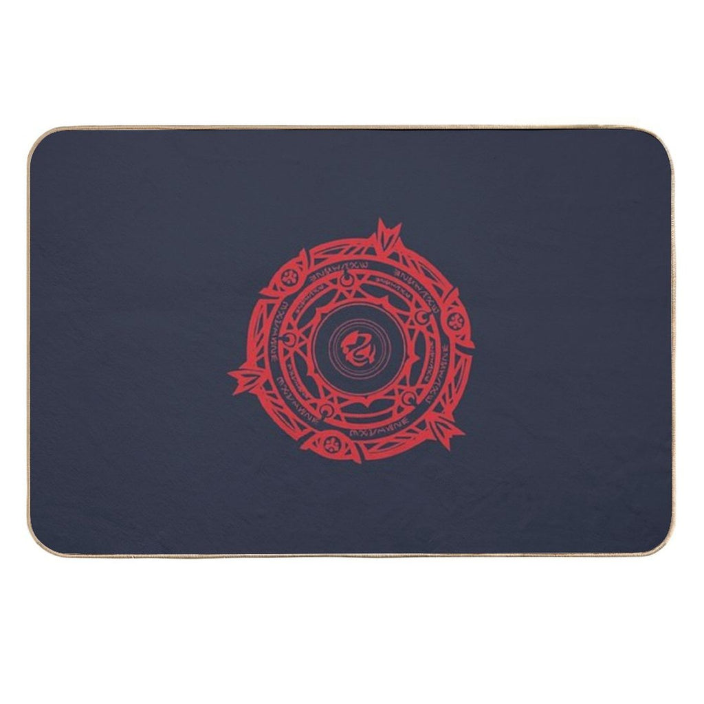 Gremory Clan Magic Circle  Fade-Resistant Bath Mat