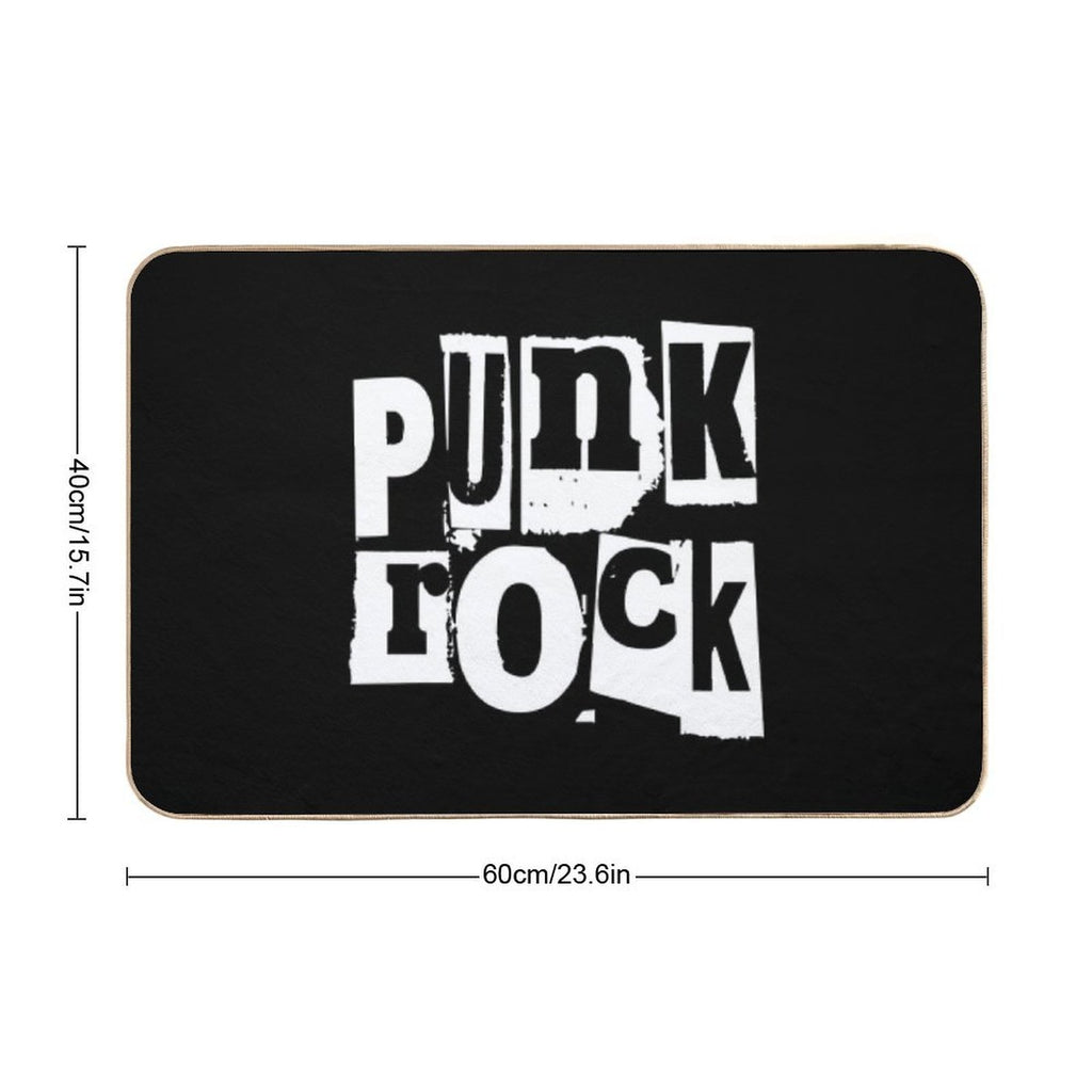 Punk Rock  Toxin-Free Bath Mat