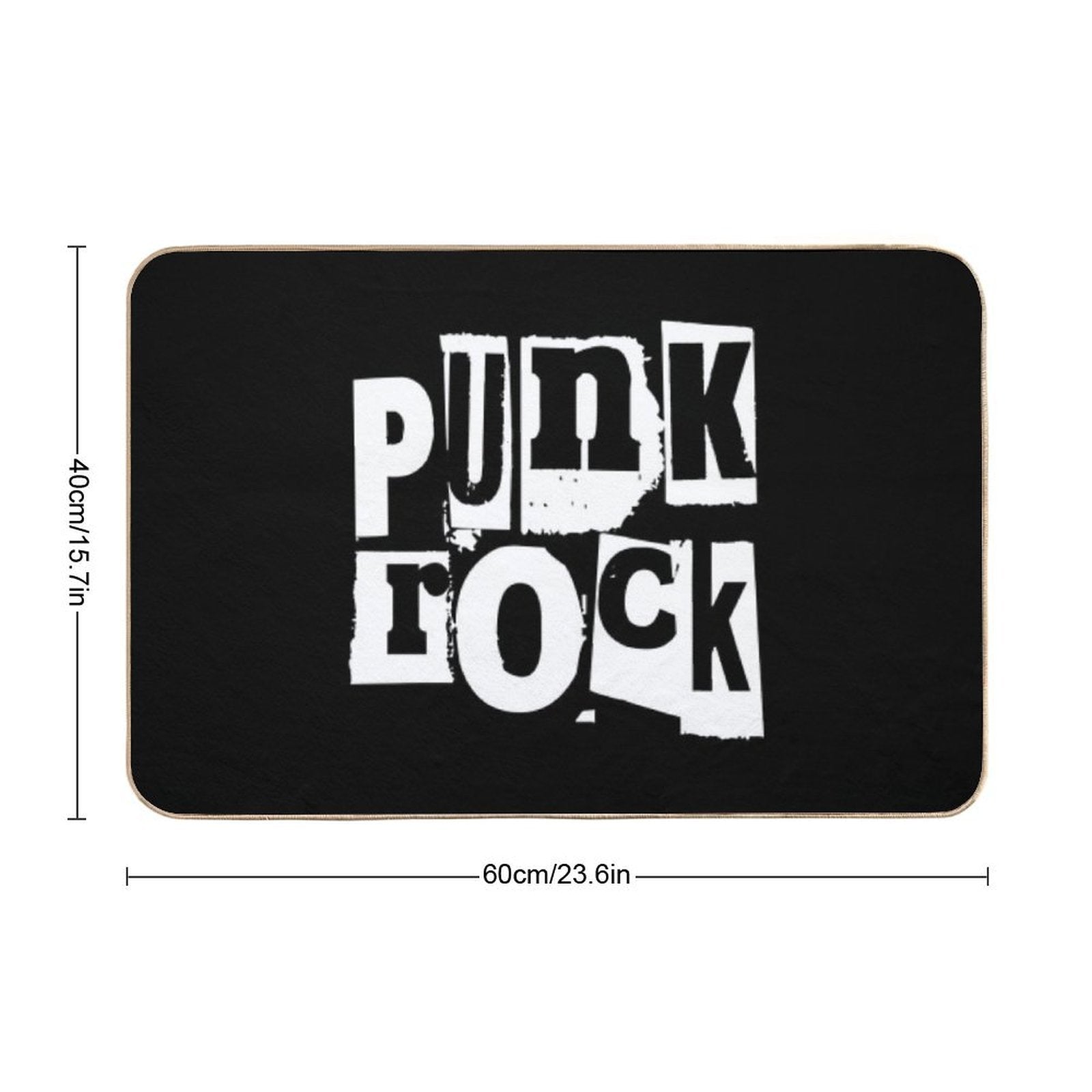 Punk Rock  Toxin-Free Bath Mat