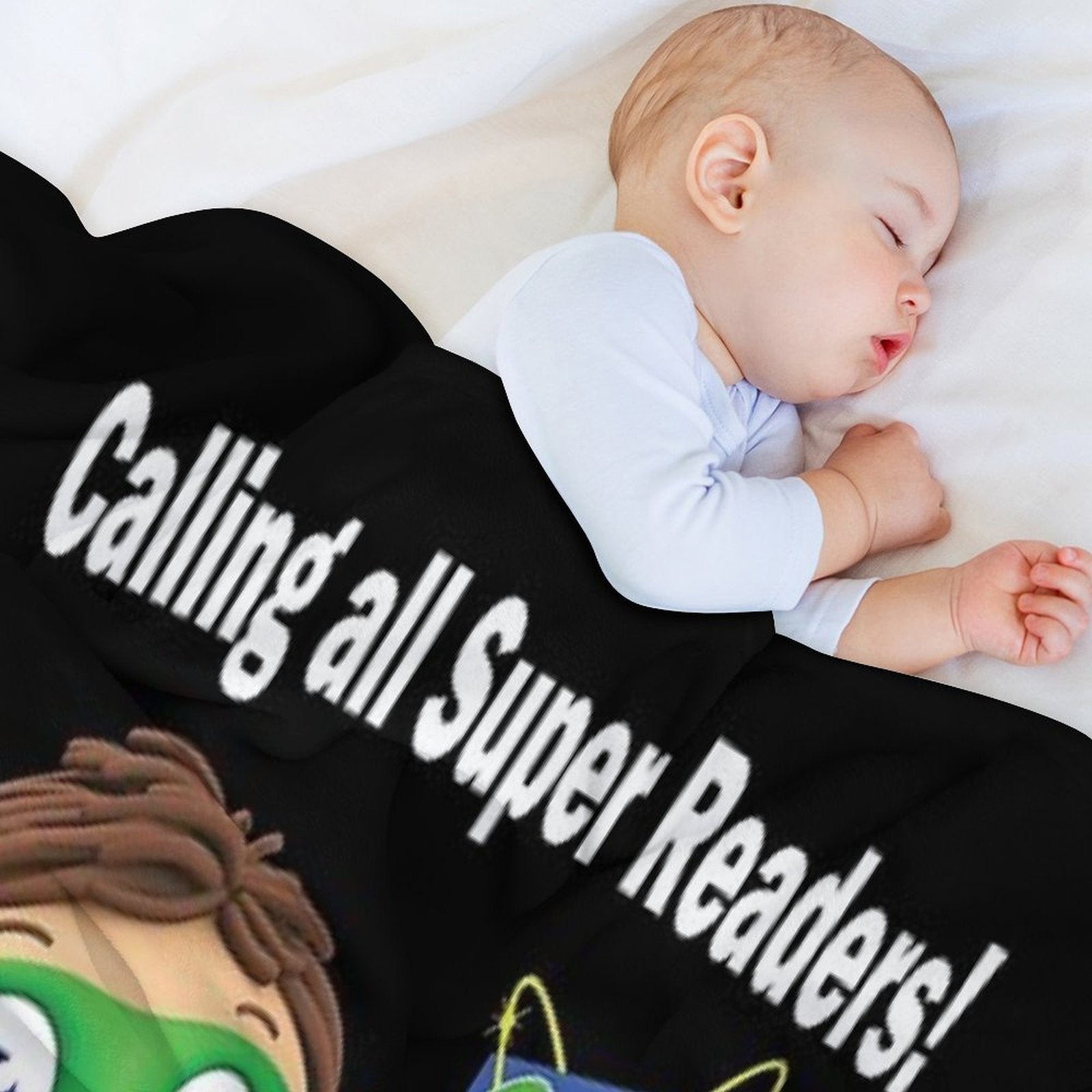 Calling All Super Readers! Super Why Velvety-soft Throw Blanket