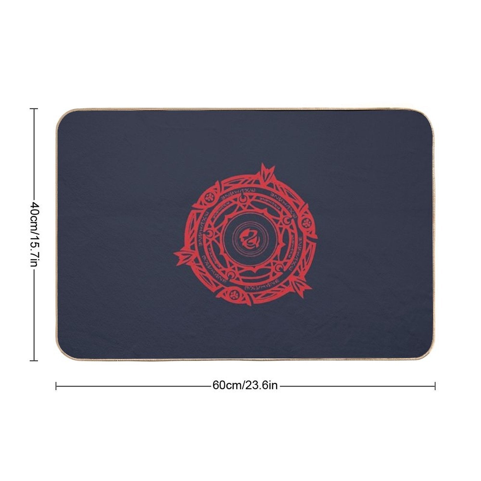 Gremory Clan Magic Circle  Fade-Resistant Bath Mat